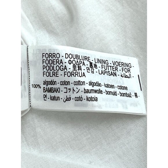 ZARA WOMEN LINEN BLEND MIDI DRESS ZW COLLECTION OYSTER WHITE SMALL 8135/100 - Picture 14 of 16